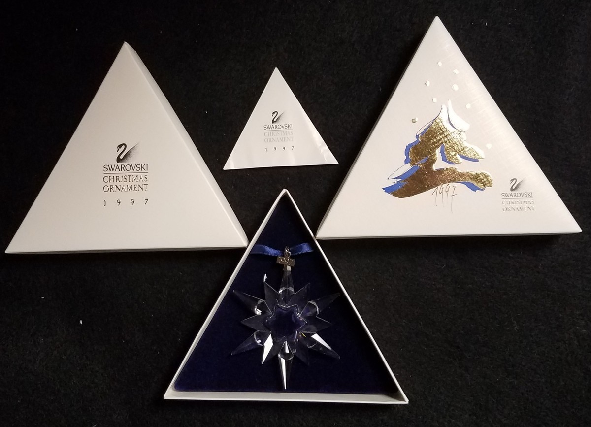 Swarovski クリスマスオーナメント 1997年 1997 Swarovski Star Ornament by Swarovski Crystal