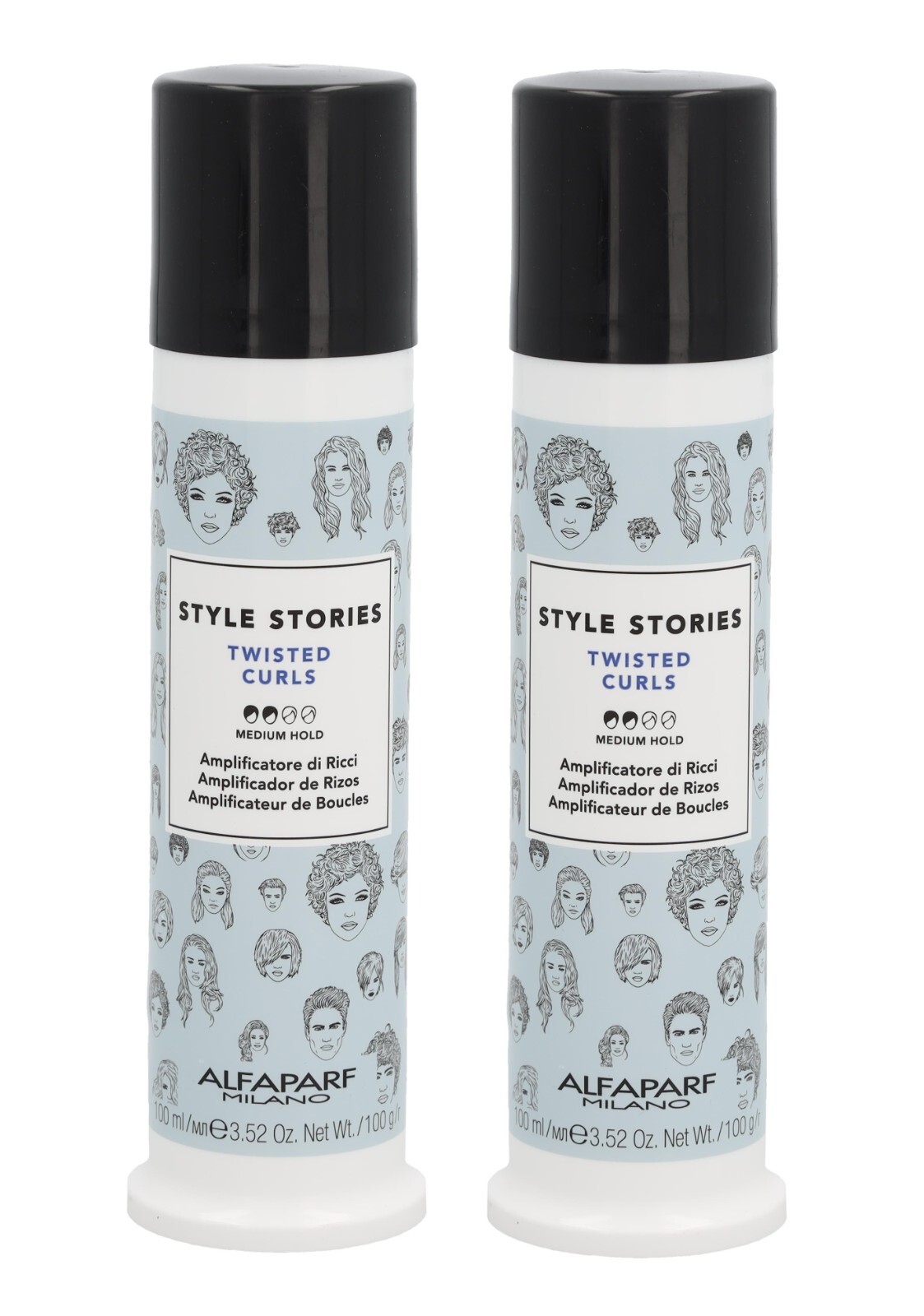 2 УПАКОВКИ Alfaparf Milano Style Stories для вьющихся локонов, 100 мл / 3,52 унции