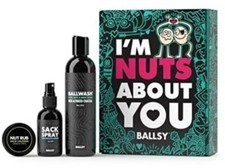 Valentine's Day for Men Ballsy Nuts About You Sack Pack Ballwash Nut Rub Sack