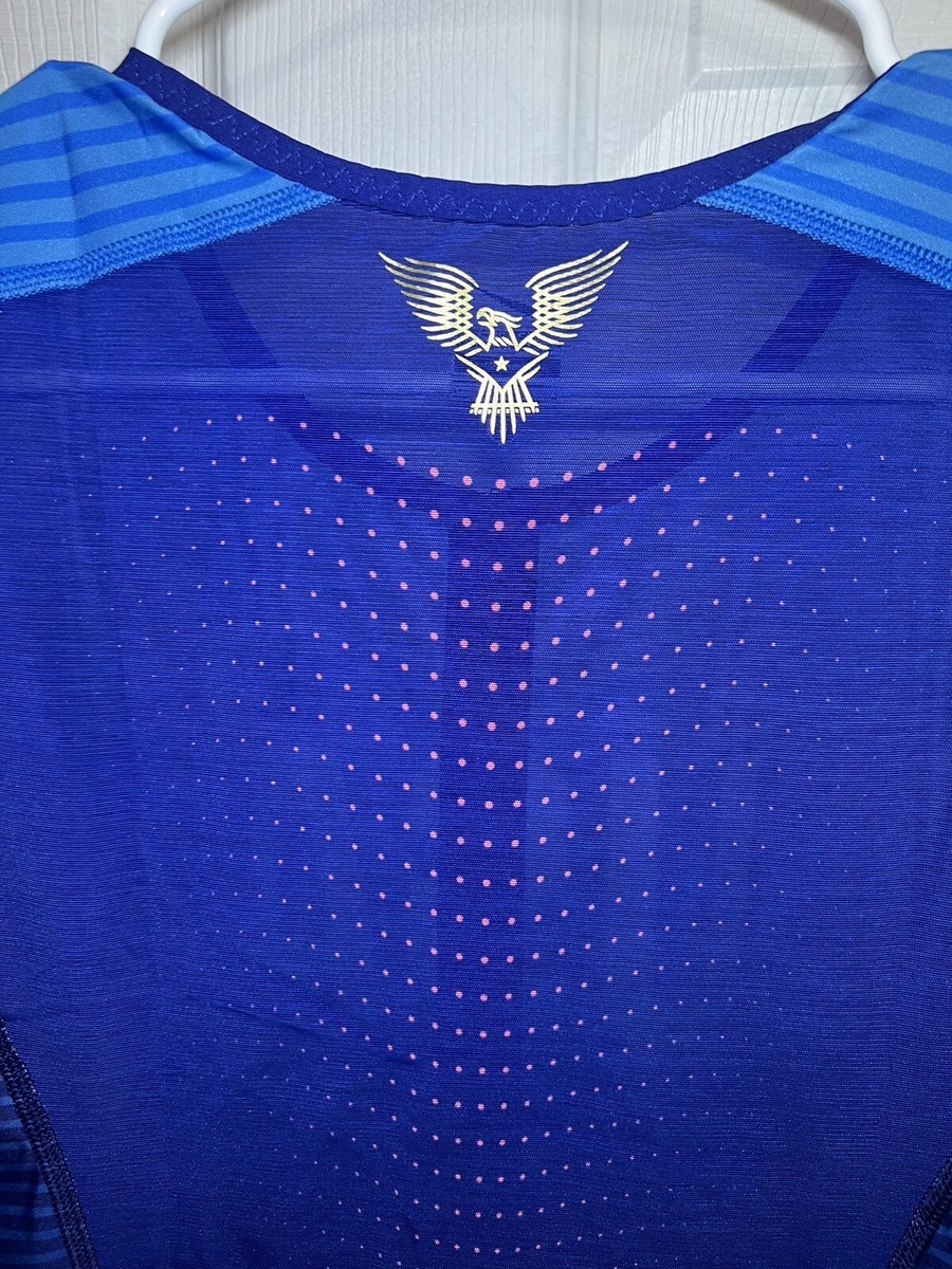 Nike Elite Pro USA Olympics Track Field Singlet Speed suit Size L