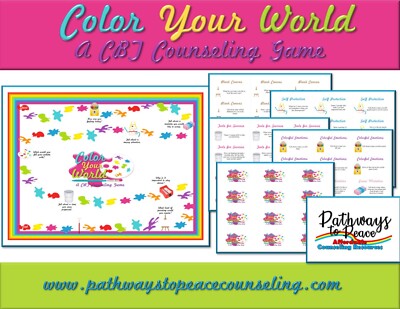 Color Your World: A Cognitive Behavioral Therapy Game