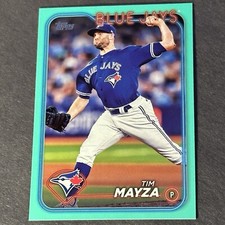 2024 Topps Update AQUA PARALLEL Tim Mayza #US203 - Toronto Blue Jays
