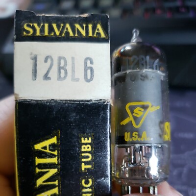 Sylvania Electronic Vacuum Tube 12BL6 Radio TV Electron Tubes In orig. box