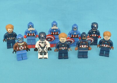 Lego Super Heroes Captain America Figur zum Auswählen 76076 76048 76101 76047