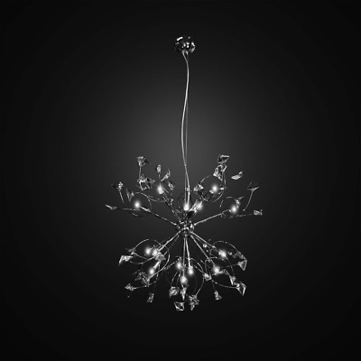 Lustre Moderne Cristal 17 Lumières Bga 2812 / S17 Design Swarovski