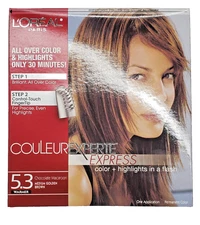 NEW L'Oréal Couleur Experte Express Permanent Hair Dye- 5.3 Medium Golden Brown
