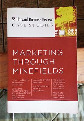 HARVARD BUSINESS REVIEW CASE STUDIES - Marketing Through Minefields BRAND NEW!