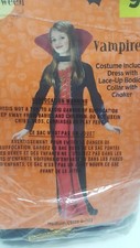 Vampiress Princess Costume Girls Size M 8-10 Vampire Halloween NEW NIP