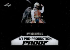 HAYDEN HARRIS 1/1 SP 2024 Leaf Metal Pre-Production Proof Out of the C ID:137721
