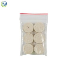 DENTAL LAB JEWELER TOOL POLISHING MINI MUSLIN BUFFS 1" x 16 ply Stiched 12/pack