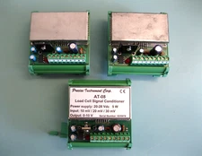 Lot (3) Precise Instrument AT-08 Load Cell Signal Conditioner (2) No Labels H8