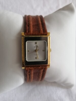 SECTOR VIP COLLECTION Damen Tandem Uhr SWISS MADE LEDERBAND