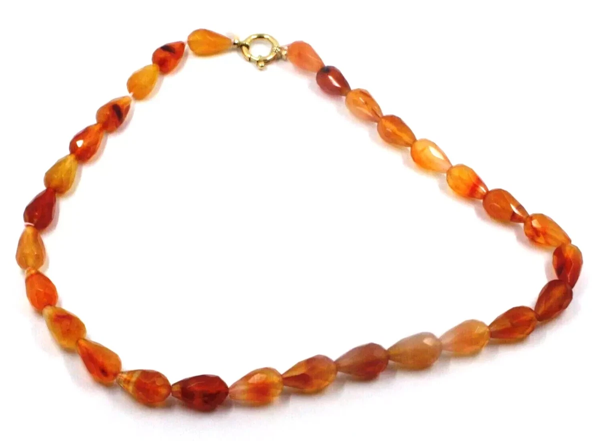 60 perles rondes 6 mm en Cornaline, Pierre naturelle