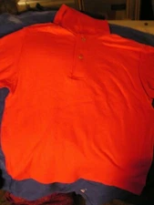 School Uniform Sportshirt Red size Youth Large 14-16 