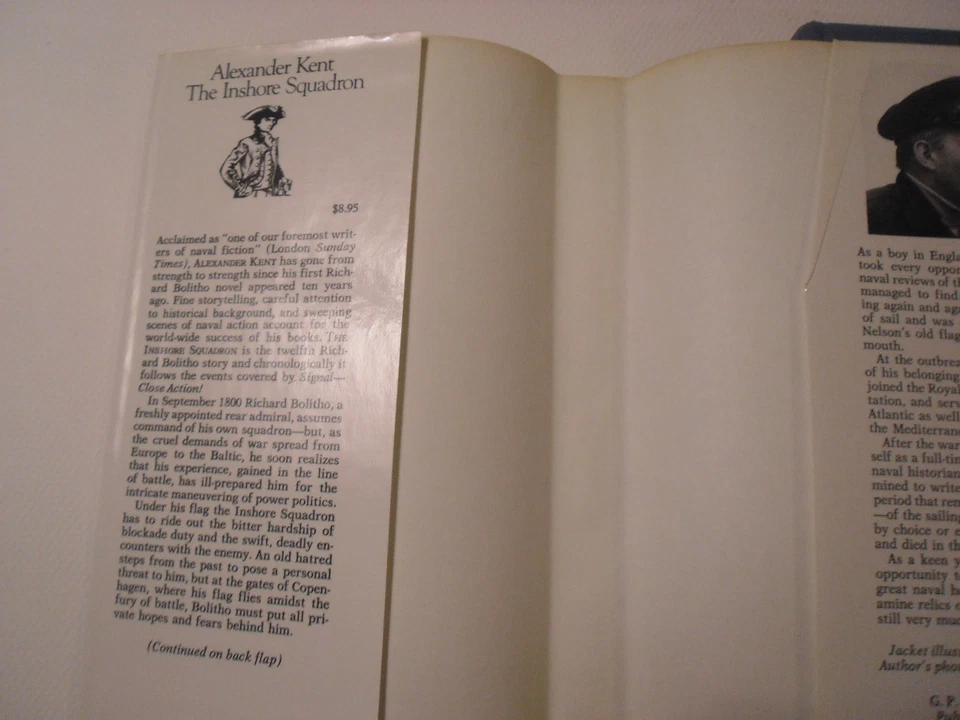 The Inshore Squadron, Alexander Kent, DJ, 1979, 1st American Edition - Image 4 of 4