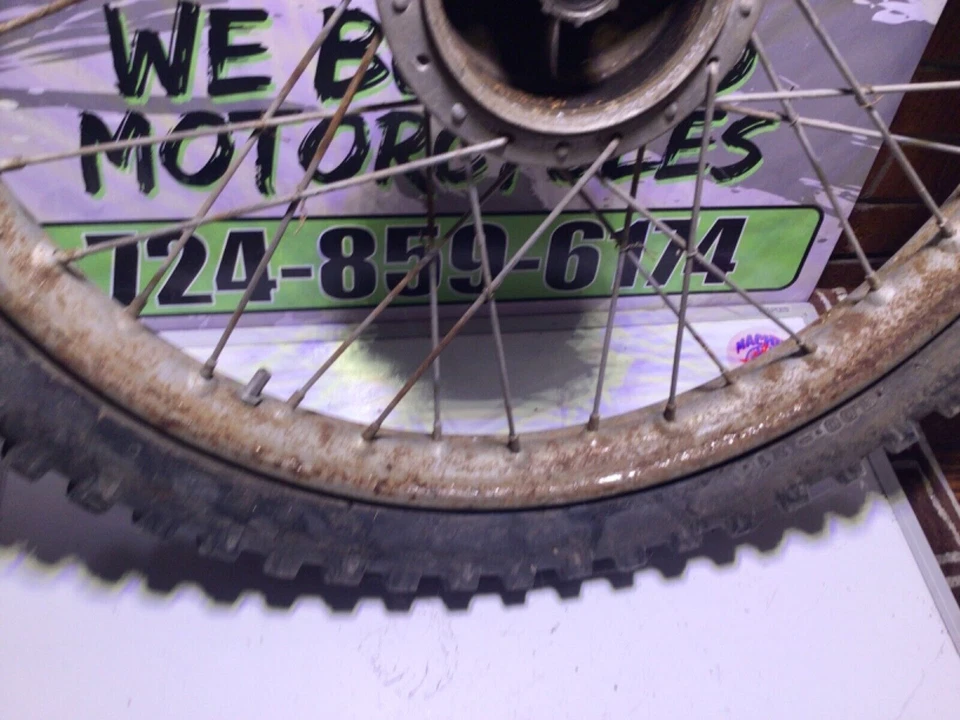 Hodaka ACE 100 rueda delantera freno tambor buje original OEM Foto 3 de 4