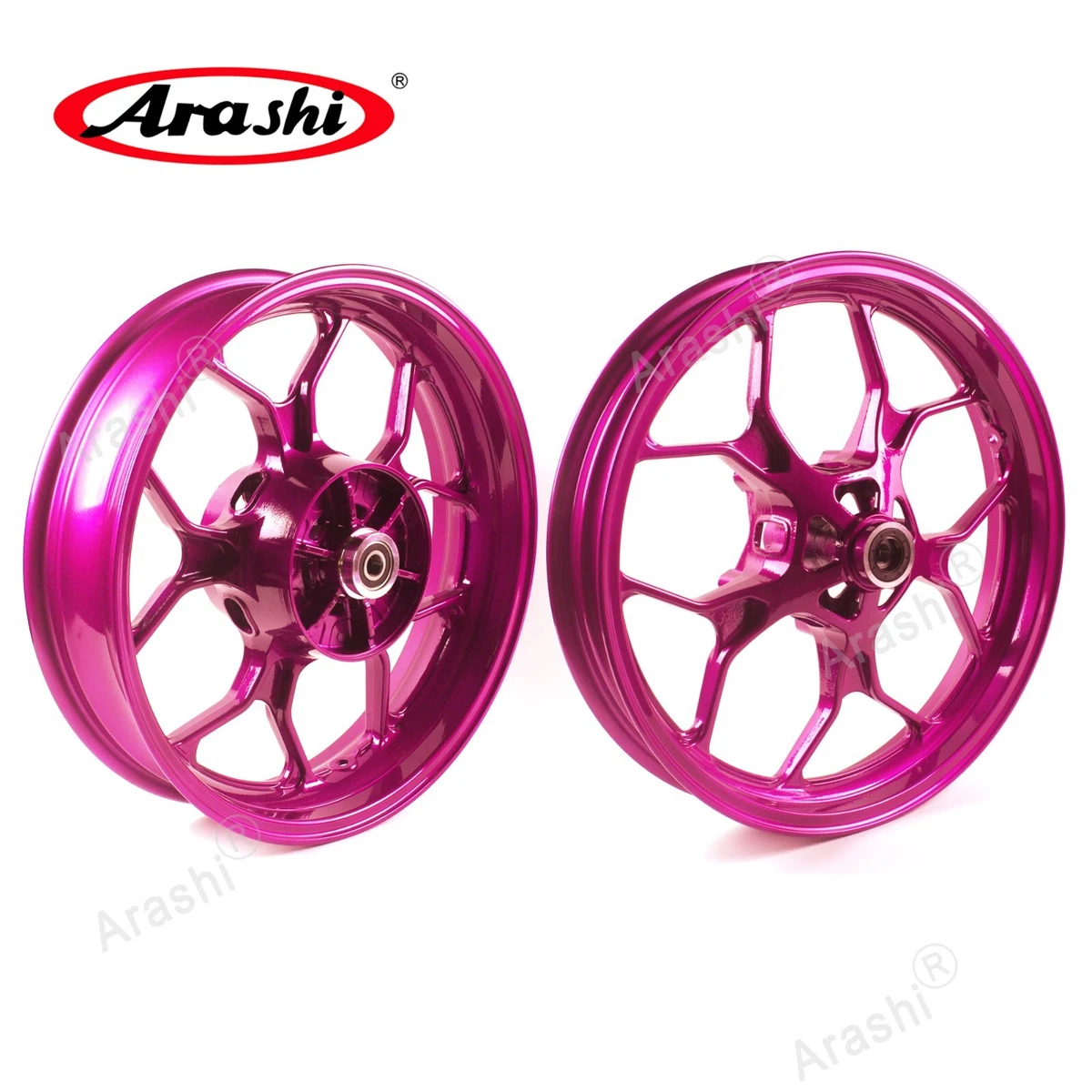 Pink Front Rear Wheel Rim For Yamaha YZF R3 R25 2015 2022 MT 03