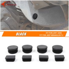 8pc Waterproof Chassis Frame Plugs Cover For 1997 Jeep Wrangler Tj Accessories