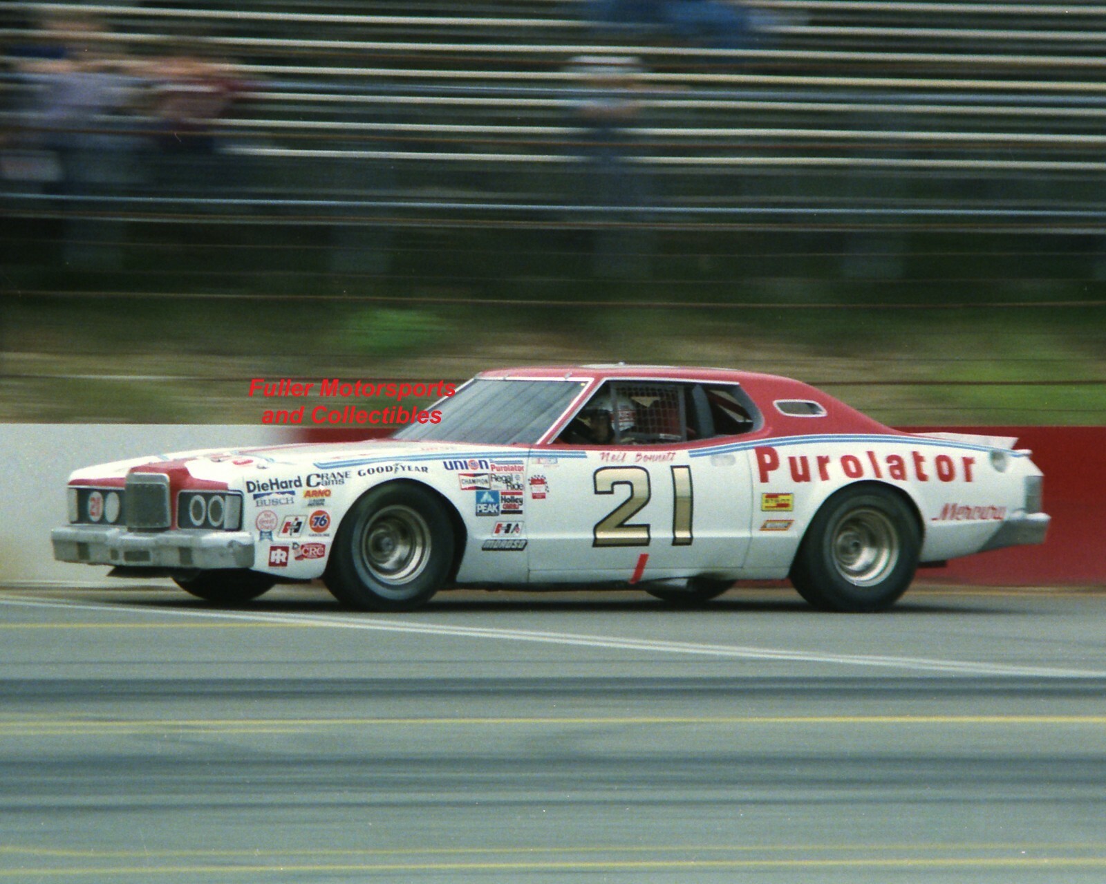NEIL 21 WOOD BROS MERCURY 1979 POCONO 8X10 PHOTO NASCAR