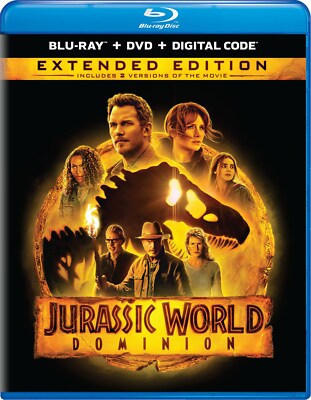 Jurassic World Dominion Blu-ray Bryce Dallas Howard NEW