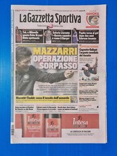 GAZZETTA DELLO SPORT 21. Juli 2013 MAZZARRI-INTER-CAGNOTTO-DALLAPE-ACERBI