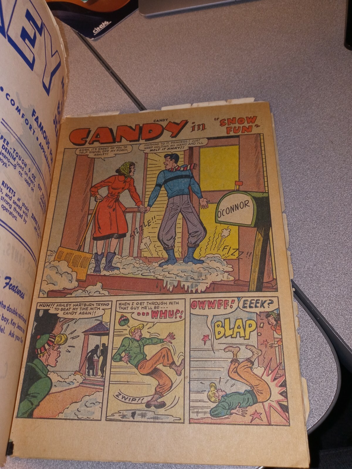 Key Comics Riders Sanforized Lee Dungarees Promo Issue Comic Book candy