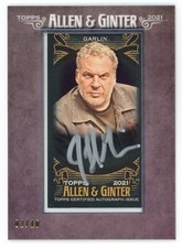 2021 Topps Allen Ginter Jeff Garlin Silver Framed Mini Auto 2/10 FMA-JG