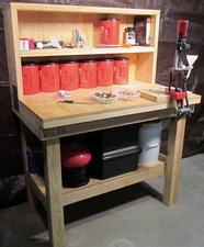 Reloading Bench Plans - Build a Rifle, Pistol and Shotgun Reloading Bench DIY