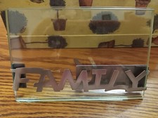 Family: 4x6 glass picture frame