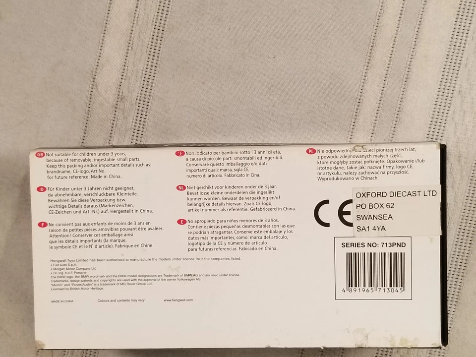 Cararama  3 piece Mini Cooper Van Pick up Truck 713pnd 713 - Image 4 of 4