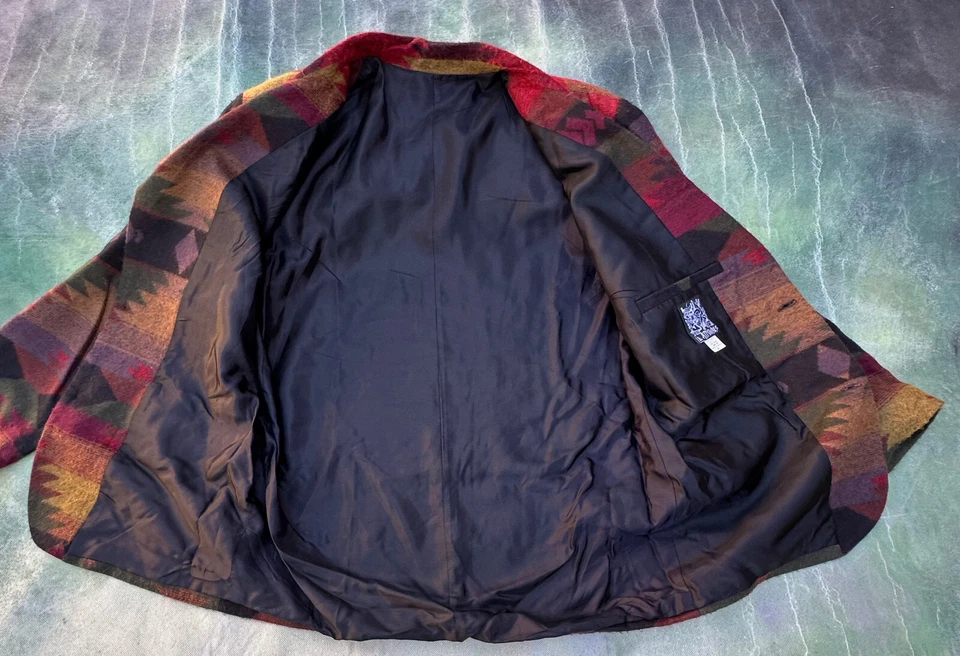 Vintage RARE Attitudes I.T. Ties Men's Blazer Size L___MADE IN USA. - Image 4 of 4