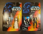 Star Wars Power of the Force Obi Wan Kenobi and Han Solo Action Figures MOC