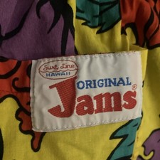 1980 s Surfline Jams Hawaii Original Multi Color Flower Shorts Large