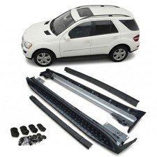 Trittbretter passend für Mercedes ML W164 2005–2011 – Schwarz Trittbretter passend für Mercedes ML W164 2005–2011 – Schwarz