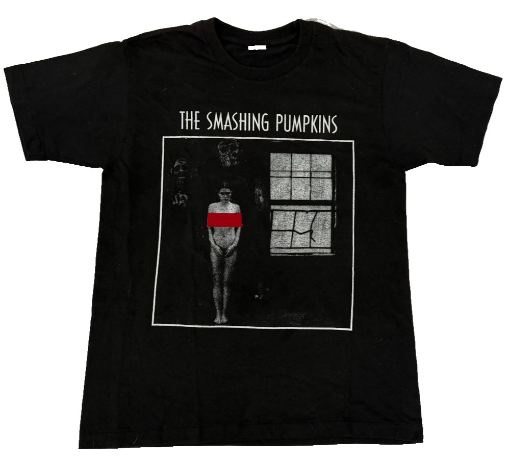Vintage 90s Smashing Pumpkins ZERO Parking Lot tour T Shirt Large  RARE NSFW