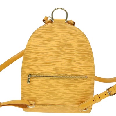 LOUIS VUITTON Epi Mabillon Backpack Yellow M52239 LV Auth  display picture 2