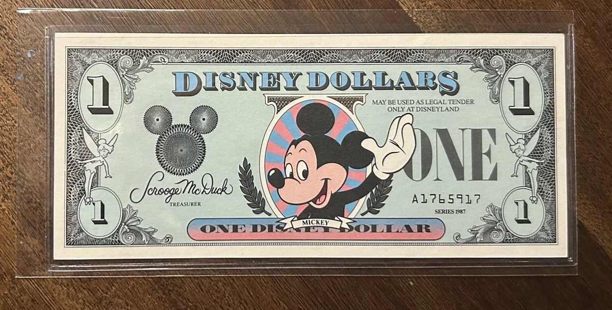 Disney Dollars 1987 for sale | eBay