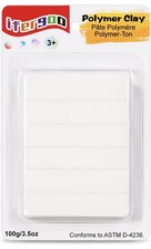 Creative White Polymer Modeling Clay - Safe Oven Bake Fun for Kids & Beginners