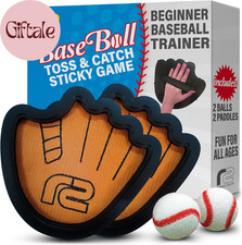 Toss and Catch Ball Game Set - Easy to Use Sticky Balls Beginner Baseball Trai