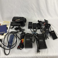 Sony Handycam CCD-TR4 Video 8 Camcorder Bundle - Repair/Parts - Chargers Cords