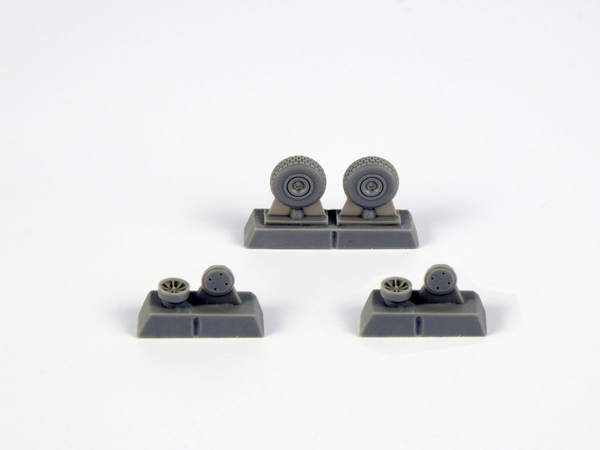 CMK 129-Q72296 - 1:72 P-40 Wheels Block Tread For Special Hobby - New