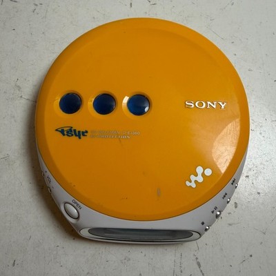 Sony Walkman D-EJ360 Yellow Digital Mega Bass Portable Personal CD Player