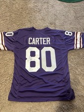 Cris Carter Minnesota Vikings Signed Jersey COA JSA XL