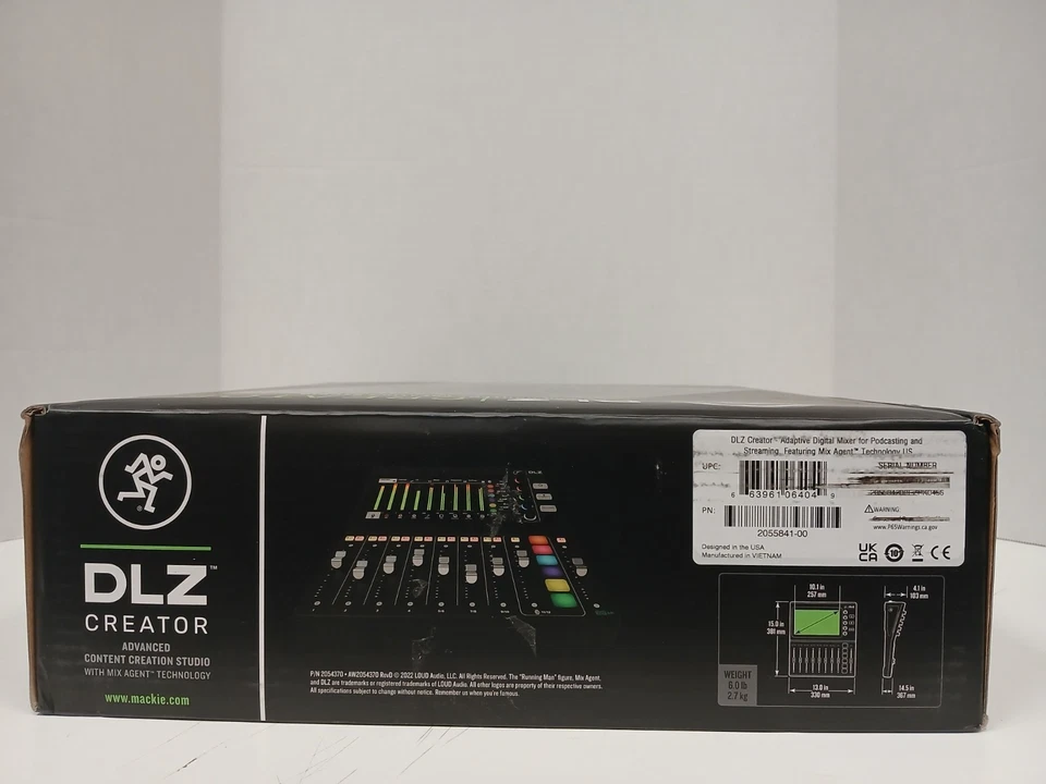 Mackie DLZ Creator Advanced Adaptive Digital Mixer With Mix Agent Technology - Image 3 of 4