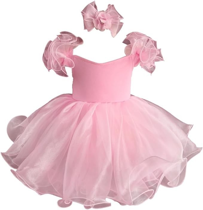 Jenniferwu Baby Girl Pageant Dress Handmade Beaded Dresses 3T