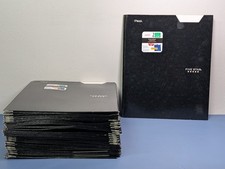 Lot of 31 Mead Five Star 2 Pocket Prong Folders Black 3 Hole School Office New