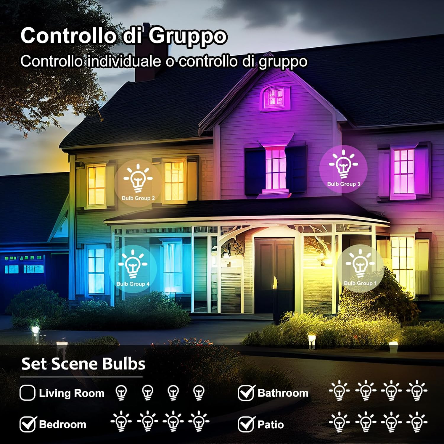 Lampadina Wifi Smart RGB 9W 1000Lm: Il miglior rapporto Qualità/Prezzo - 4