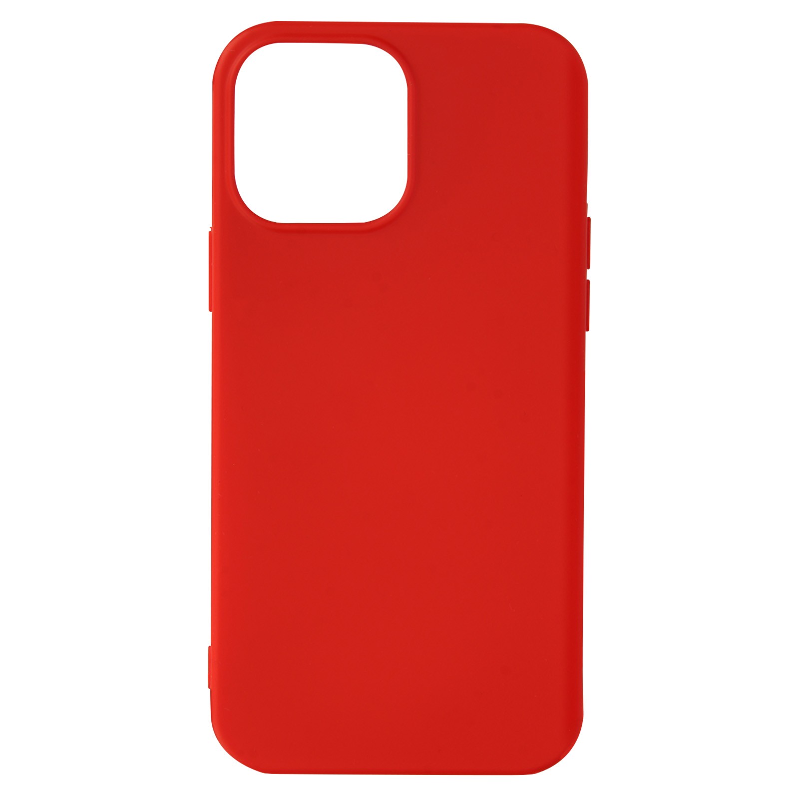 Coque iPhone 13 Pro rouge en silicone semi-rigide avec finition Soft Touch