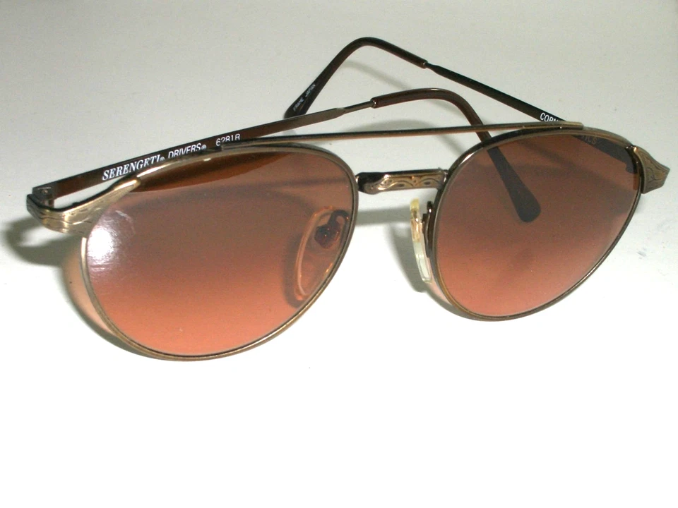 50 мм SERENGETI ДРАЙВЕРЫ 6281R БРОНЗОВЫЙ ГРАДИЕНТ РОЗОВЫЙ ОТТЕНОК ГЛАДКИЙ КРУГЛЫЙ СОЛНЦЕЗАЩИТНЫЕ ОЧКИ - Изображение 2 из 4