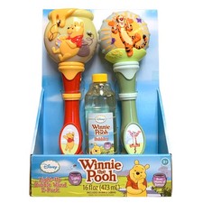 Licensed Character Light-Up Bubble Wands with Bubble Solution, 2 pk Winnie the